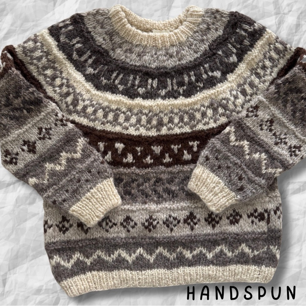 {Ahuriri Handspun} New Zealand Wool Sweater